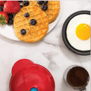 Mini Máquina de Waffles Profissional Antiaderente Elétrica