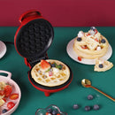 Mini Máquina de Waffles Profissional Antiaderente Elétrica