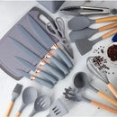 Conjunto Premium de Utensílios de Cozinha com Facas e Acessórios