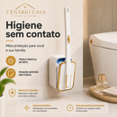 Escova Sanitária Higiênica com Refis Descartáveis — Leve 12 Refis Grátis
