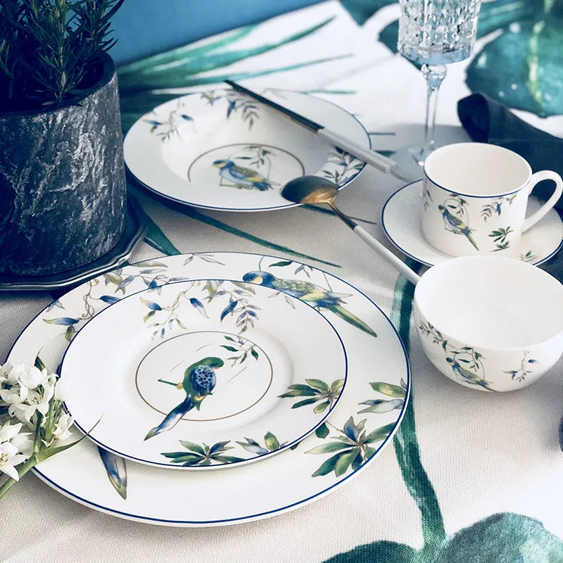 Peças em Porcelana - Coleção Pássaros