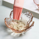 Bowl de Vidro Flor de Cerejeira com Borda Dourada