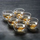 Copos de Vidro Duplo - Shot 50ml