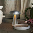 Retro table lamp Mushroom LED Night Light Rechargeable desk lamp Touch Sensor Reading Lights  for bedroom  Restaurant Bar Decor