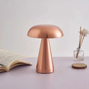 Retro table lamp Mushroom LED Night Light Rechargeable desk lamp Touch Sensor Reading Lights  for bedroom  Restaurant Bar Decor