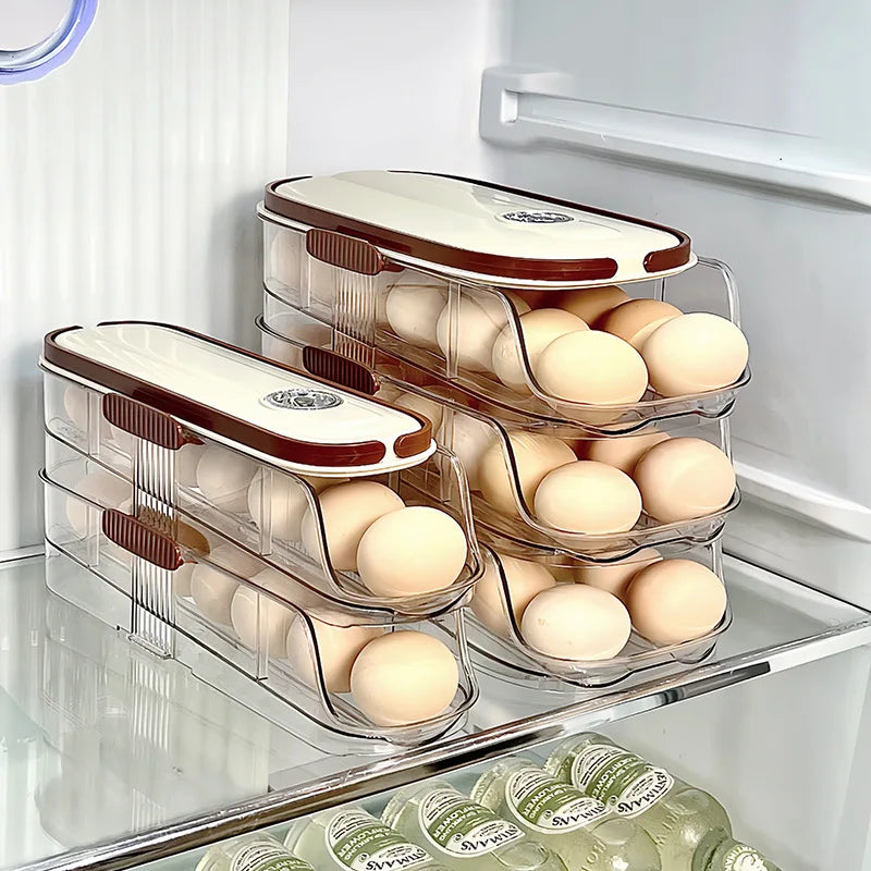 Suporte e Organizador de Ovos para Geladeira