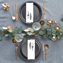 Conjunto Guardanapos de Algodão com Canto Mitrado – Elegância Clássica para Eventos, Recepções e Jantares