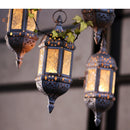 Suporte de Vela Marroquino em Metal Clássico – Elegância Artesanal -  Decoração de Luxo