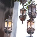Suporte de Vela Marroquino em Metal Clássico – Elegância Artesanal -  Decoração de Luxo