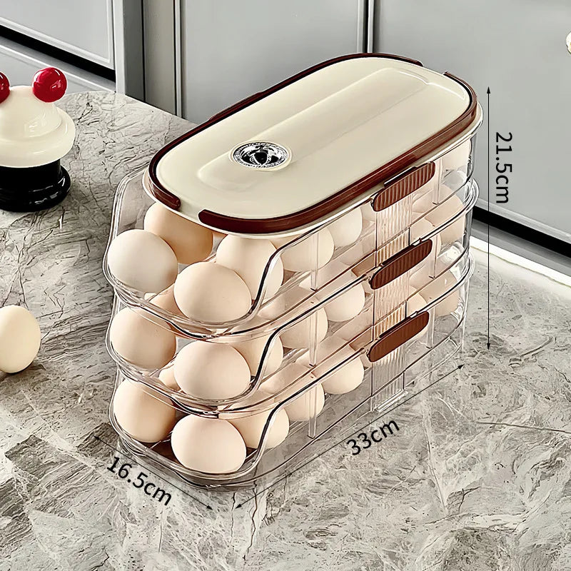 Suporte e Organizador de Ovos para Geladeira