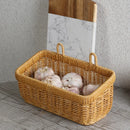 Cesto Suspenso Decorativo – Armazenamento Criativo para Cozinha, Sala ou Jardim com Estilo Rústico