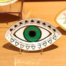 Ceramic Jewelry Tray Trinket Dish Rings Earrings Necklaces Dish Evil Eye Decorative Plate Bowl Home Decor