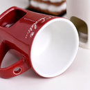 Caneca Fondue Premium em Cerâmica -  Ideal para Derreter Chocolate, Queijo e Manteiga
