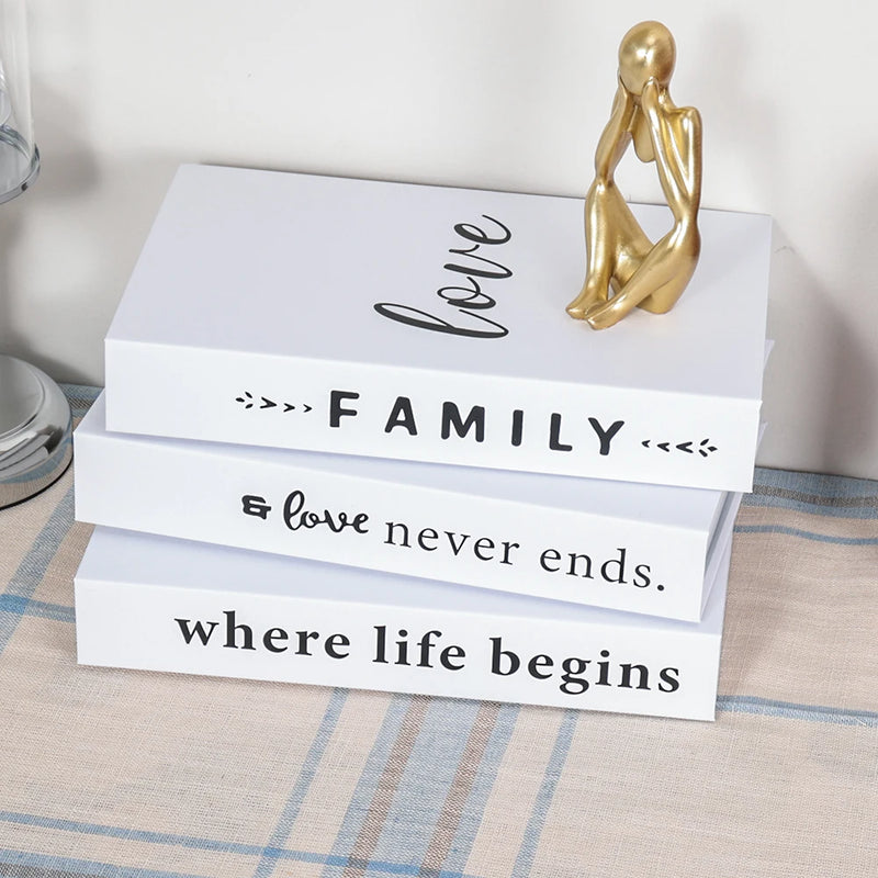 Conjunto Caixa Livro para Decoração - Livros Decorativos