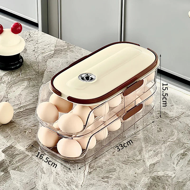 Suporte e Organizador de Ovos para Geladeira