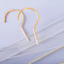 Conjunto de Cabides em  Acrílico Transparente com Presilhas – Organização Premium