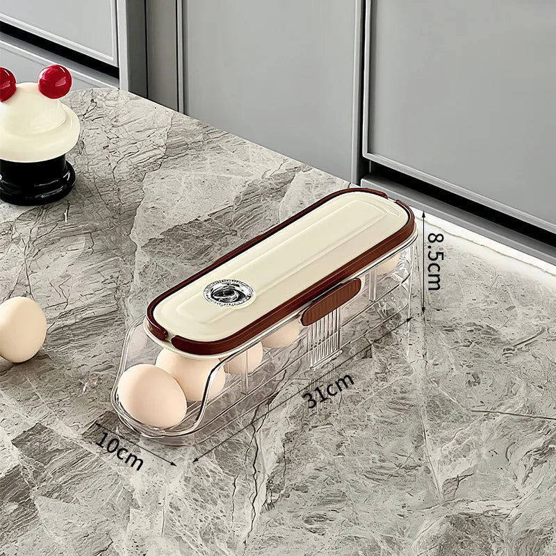 Suporte e Organizador de Ovos para Geladeira