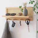 Prateleira de Madeira Boho - Decoração Rústica