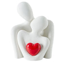 Ceramic couple ornaments room decor miniature items offices decoration & accessories home & garden figurine bedroom decorations