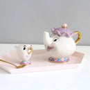 Conjunto de Chá Desenho Animado Porcelana