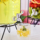 Suqueira de Vidro Luxo 4L com Torneira e Base – Dispenser Premium para Bebidas, Coquetéis e Decoração de Ambientes Elegantes