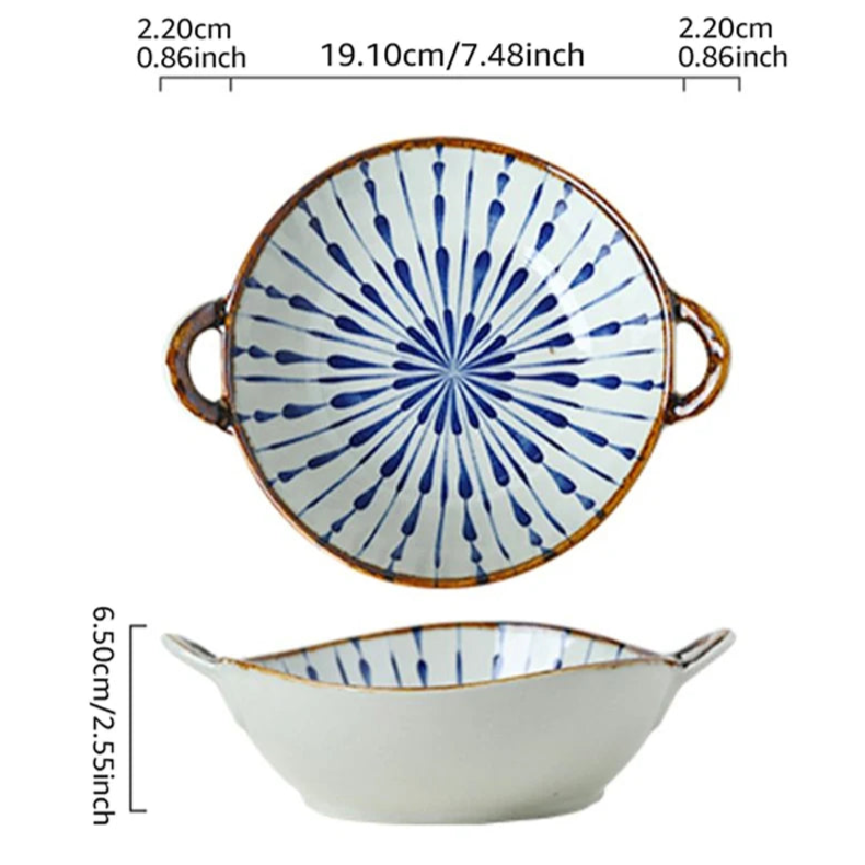 Tigela de Cerâmica com Alça - 700ml