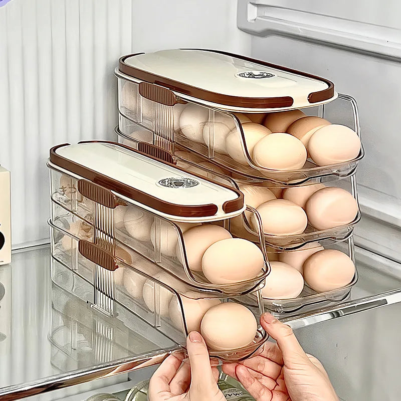Suporte e Organizador de Ovos para Geladeira