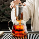 Bule de Vidro Resistente ao Calor com Infusor em Aço Inox