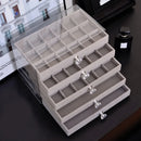 Organizador de Jóias Premium – Acrílico Cristal e Veludo Luxo / Design Elegante para relógios, anéis e acessórios