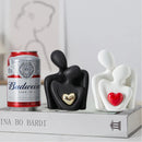 Ceramic couple ornaments room decor miniature items offices decoration & accessories home & garden figurine bedroom decorations
