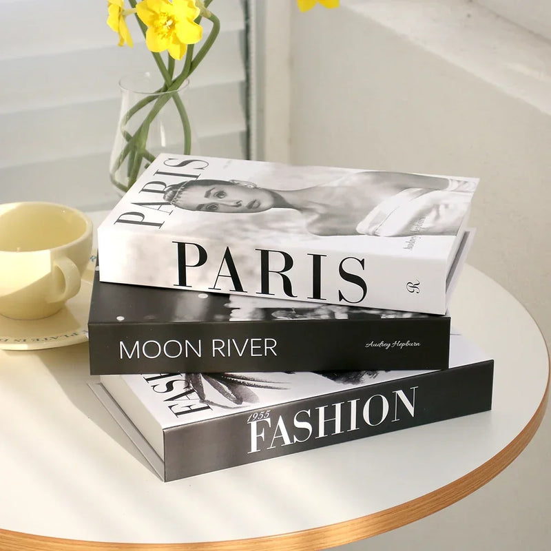 Conjunto Caixa Livro para Decoração - Livros Decorativos