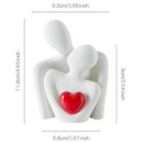 Ceramic couple ornaments room decor miniature items offices decoration & accessories home & garden figurine bedroom decorations