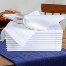 Conjunto Guardanapos de Algodão com Canto Mitrado – Elegância Clássica para Eventos, Recepções e Jantares