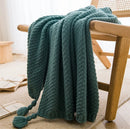Manta Estilo Nórdico – Elegância Escandinava para Camas e Sofás