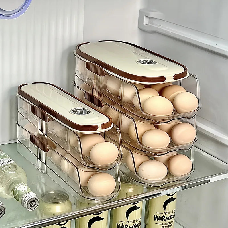 Suporte e Organizador de Ovos para Geladeira