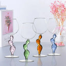 Taça de Vinho Artesanal em Cristal Italiano – Design de Cacto -Sofisticação e Exclusividade na Sua Mesa