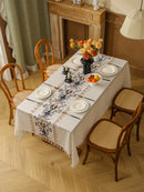 Toalha de Mesa Víntage Bordada