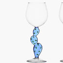 Taça de Vinho Artesanal em Cristal Italiano – Design de Cacto -Sofisticação e Exclusividade na Sua Mesa