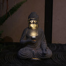 Estátua Buda Solar com Iluminação