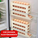 Porta Ovos Deslizante Organizador - PAGUE 1 LEVE 2 + FRETE GRÁTIS